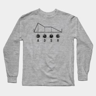 Synthesizer ADSR for Synth lover Long Sleeve T-Shirt